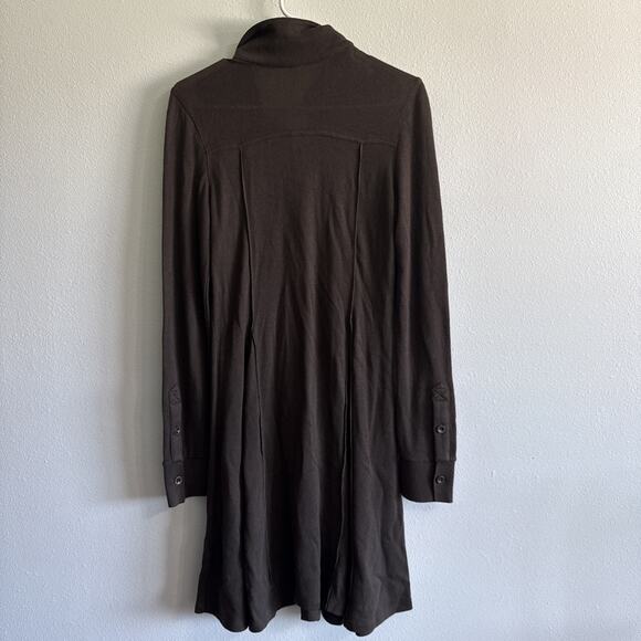 FREE PEOPLE Olive Heat GREEN Utility Button Dress Size SP Womens - Picture 6 of 6